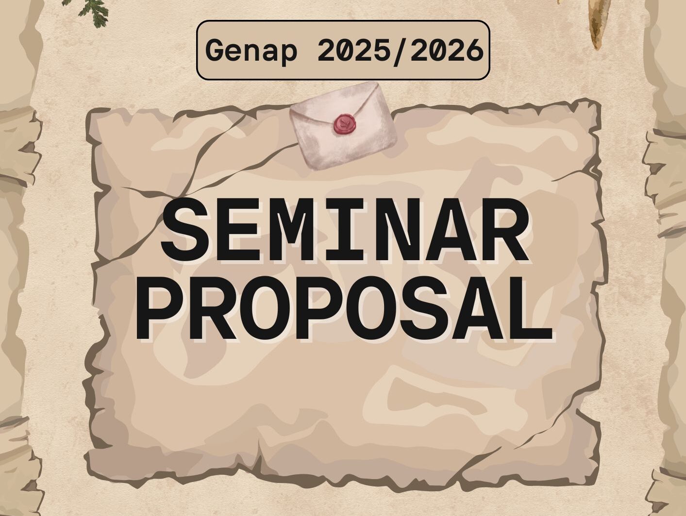 Jadwal Seminar Proposal Prodi Filsafat Keilahian Tahun Ajaran Genap 2025/2026